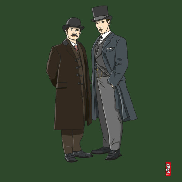 Dr. Watson und Sherlock Homes · Neue Klare Linie