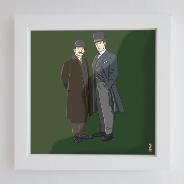 Dr. Watson und Sherlock Homes · Neue Klare Linie