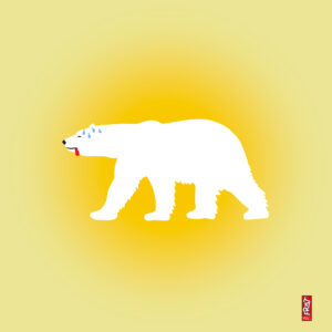 Polar bear in danger · Neue Klare Linie