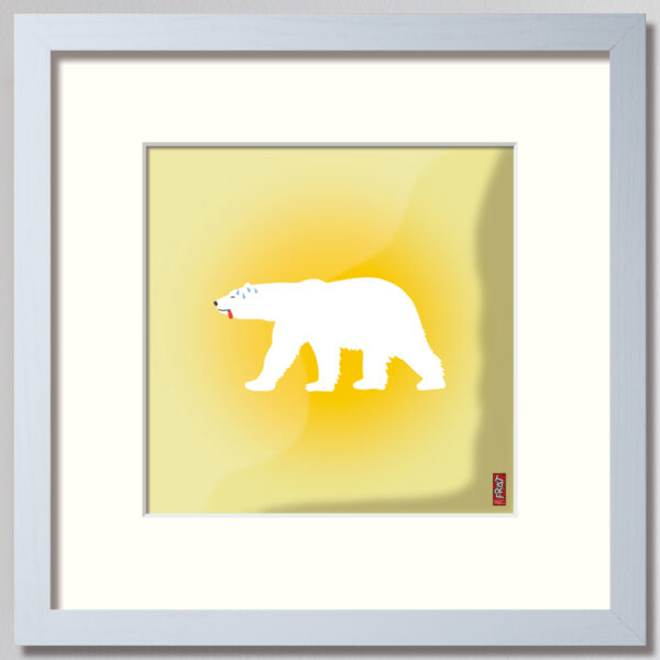 Polar bear in danger · Neue Klare Linie